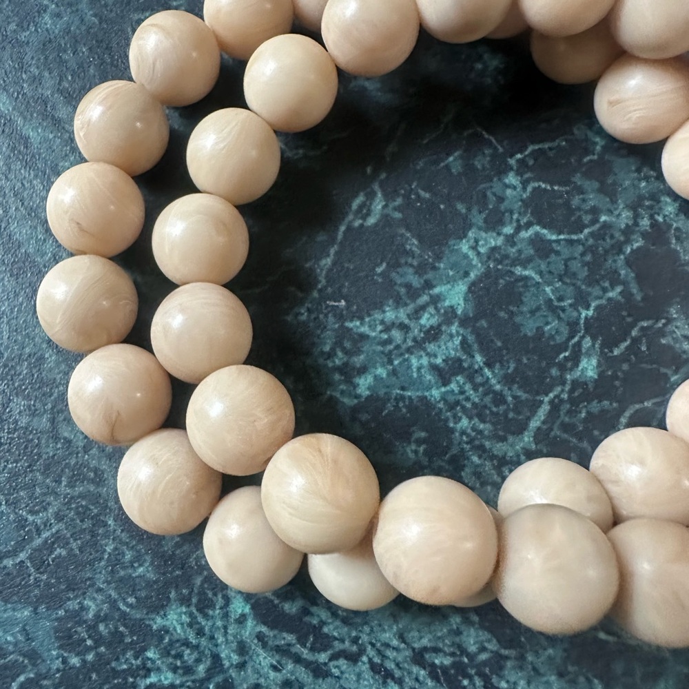 Elegant Tan Beaded Bracelet Set by Park Lane - Picture 2 of 4